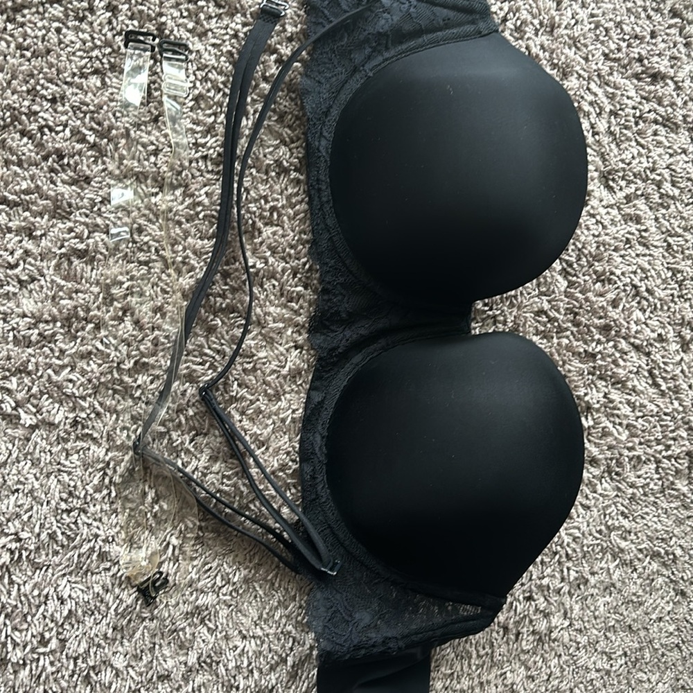 Calvin Klein black strapless multi way bra
